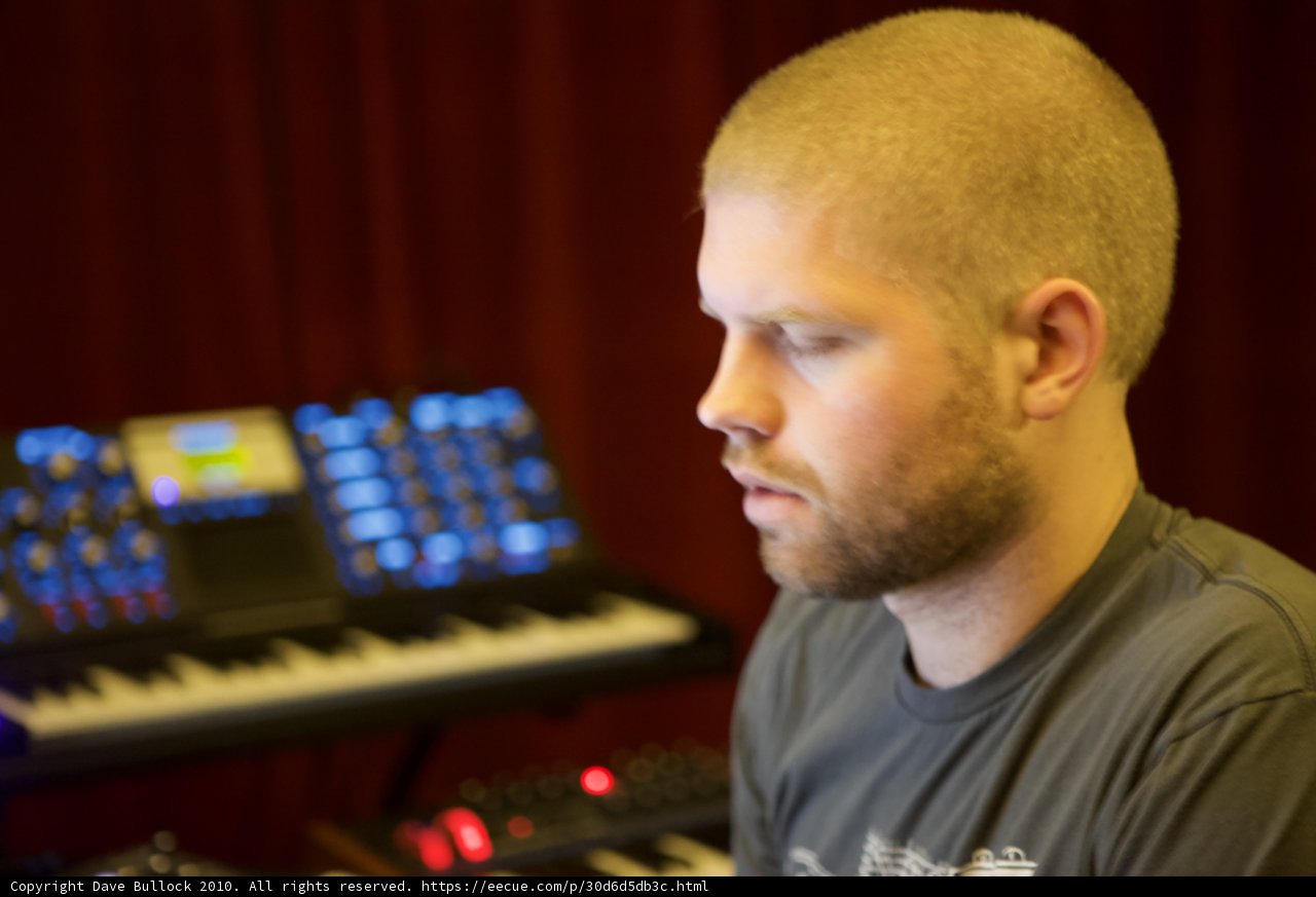 Morgan Page in the Studio