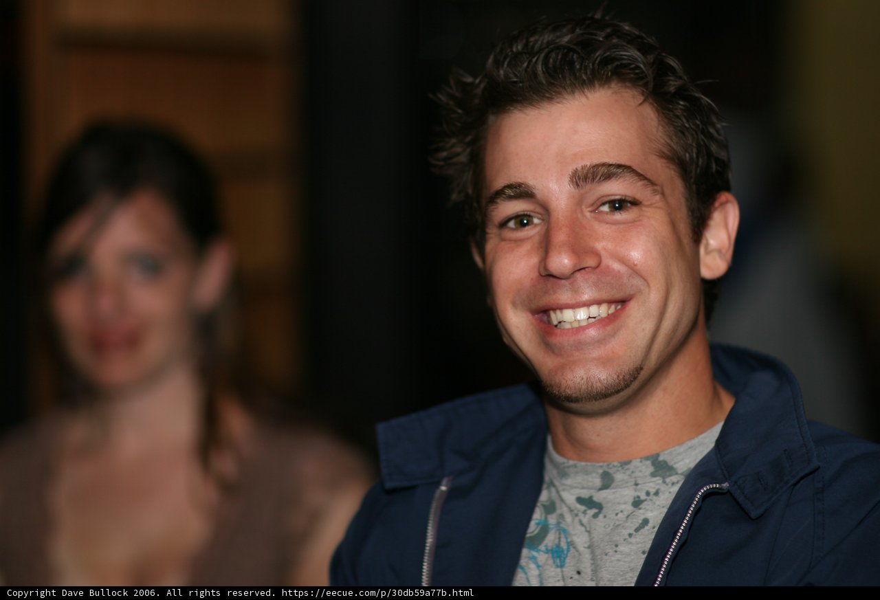 Happy Man on Cell Phone