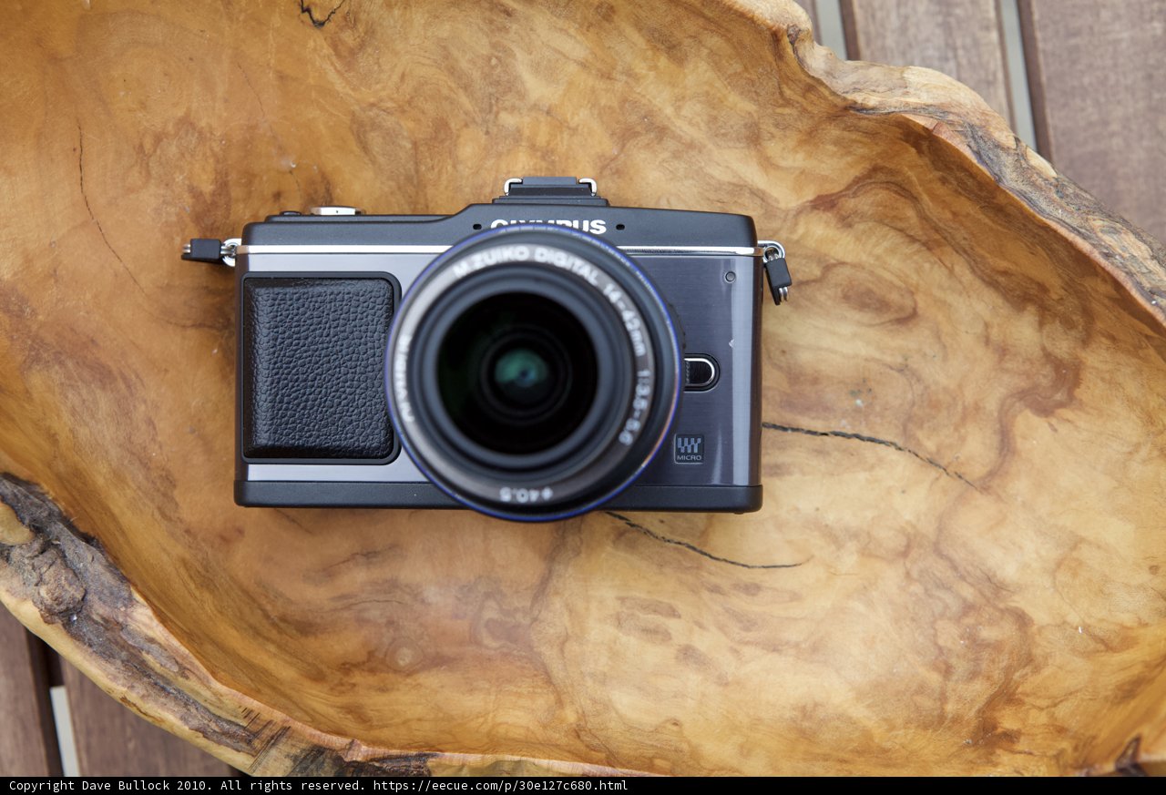 Snapshot of a Camera on a Wooden Surface