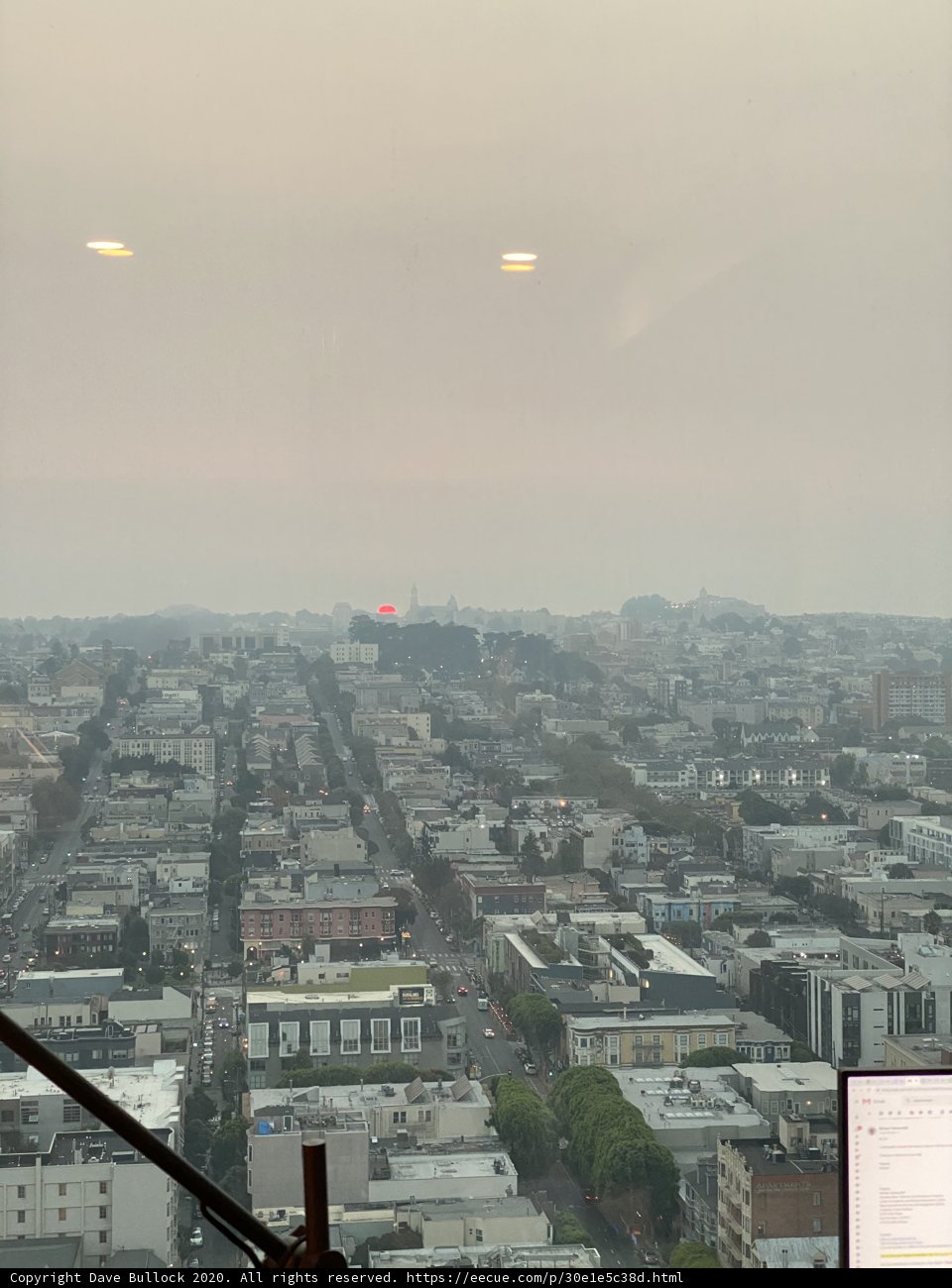 Cityscape View from High-Rise Building