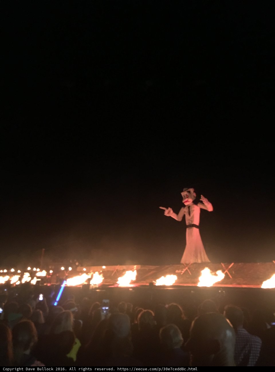 The Burning Performer