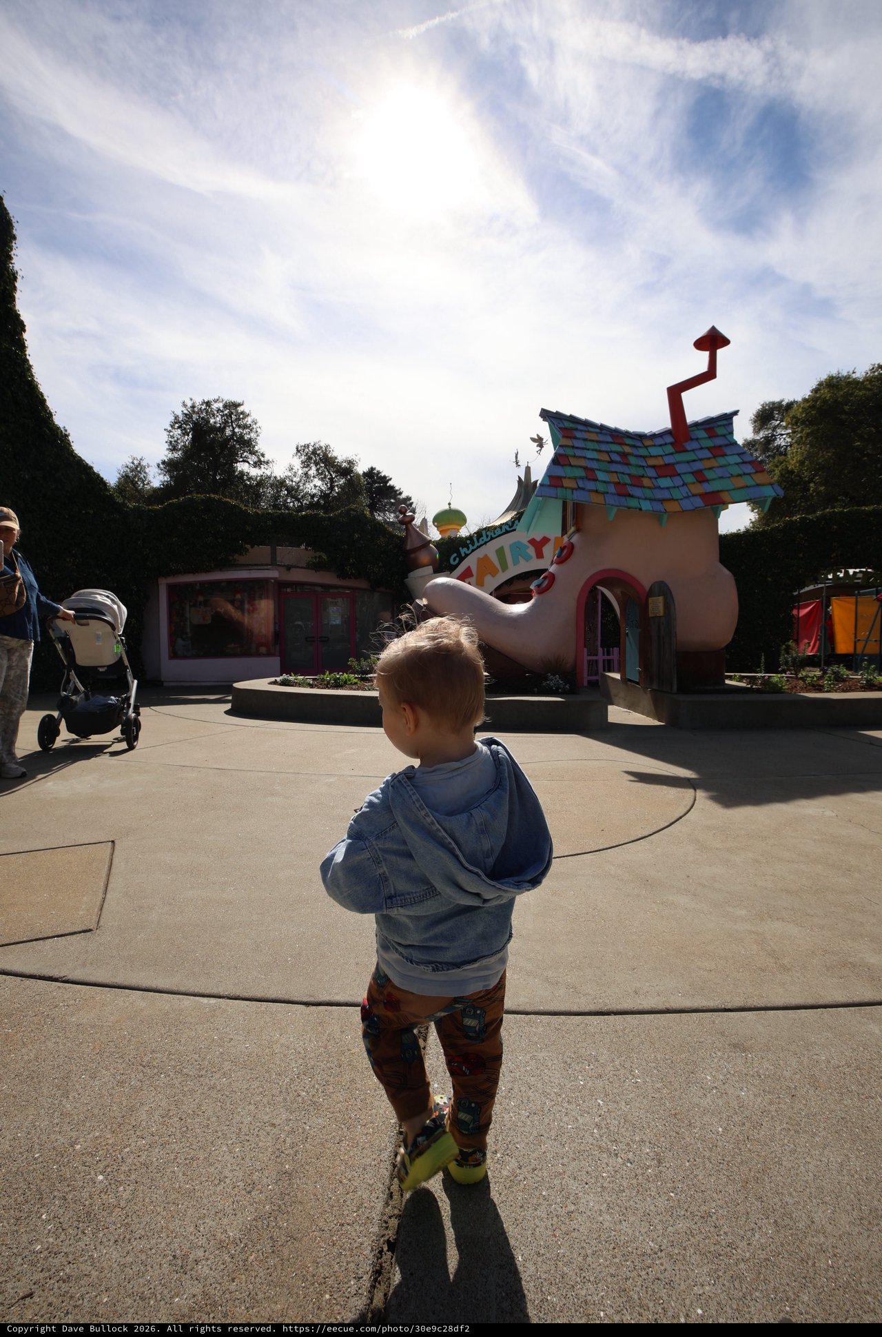 Child Discovering the Wonders of Toontown