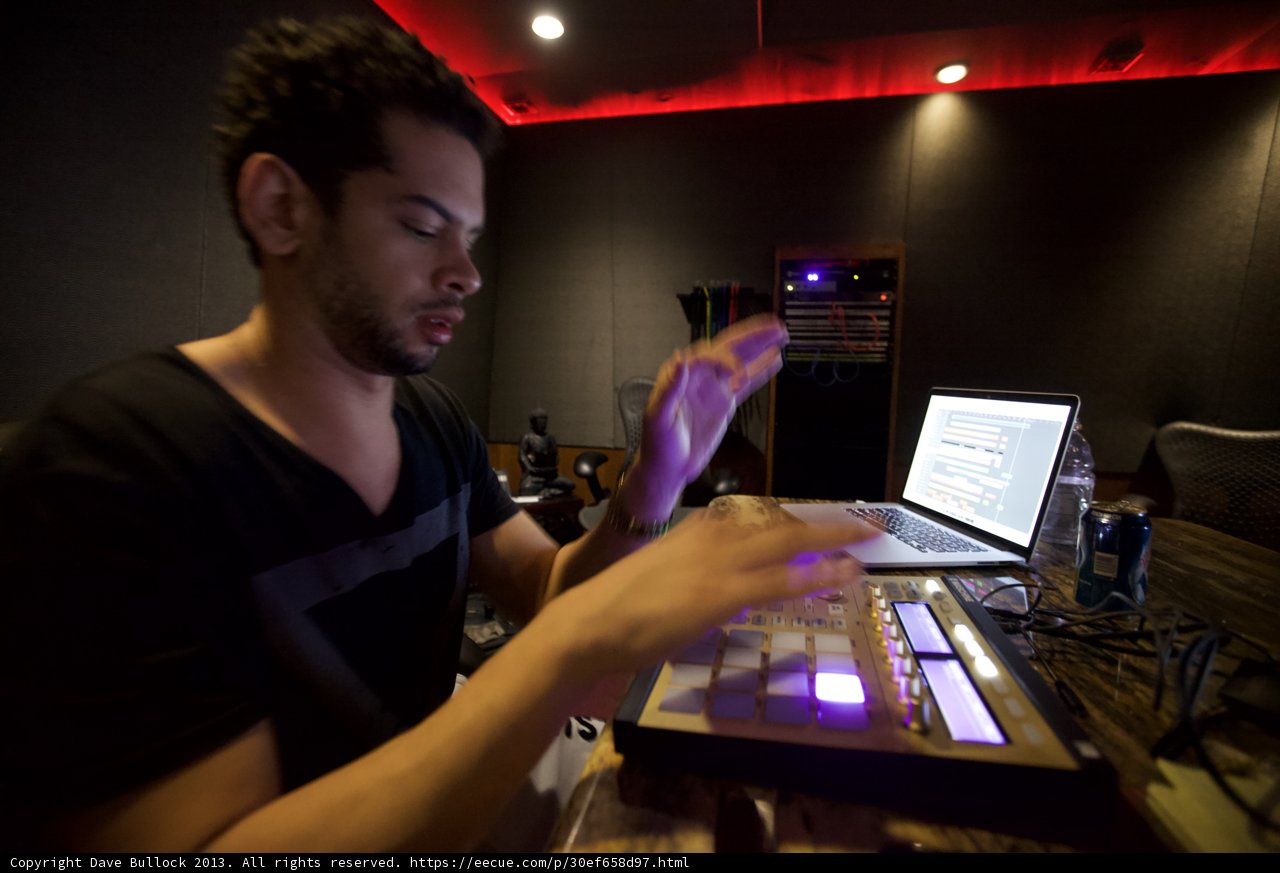 Marc Kinchen in the Recording Studio