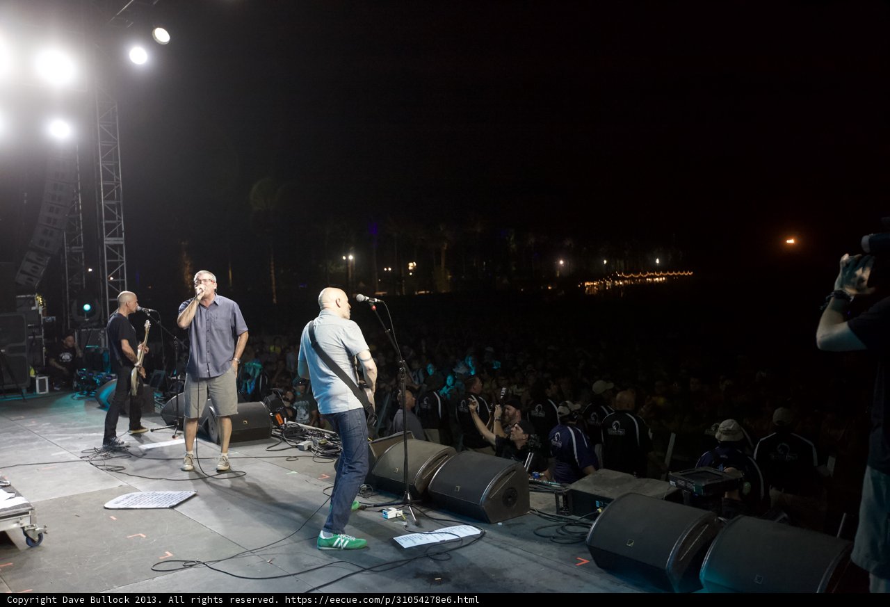 Nighttime Music Performance on Stage