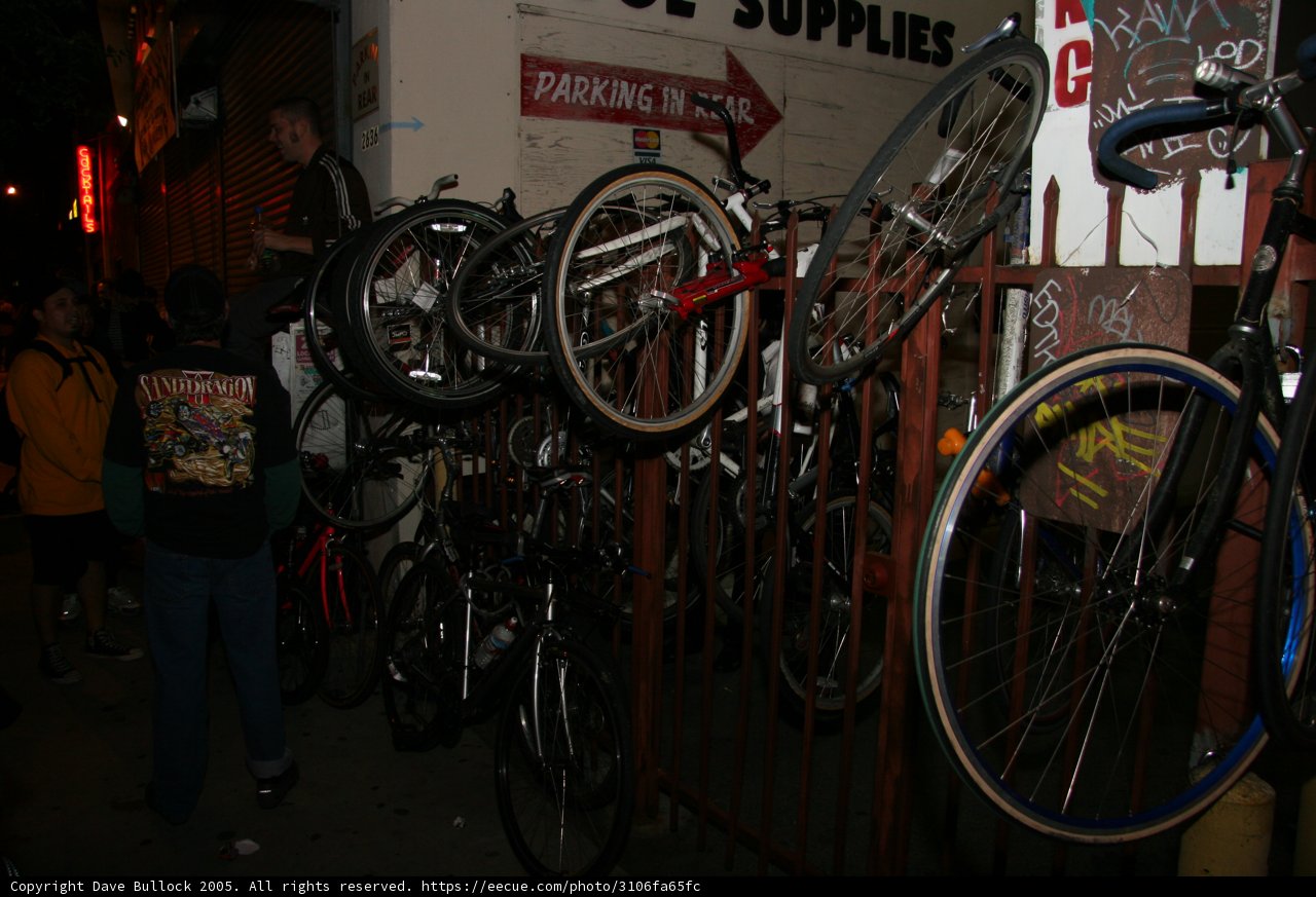 Gathering Around the Bike Rack