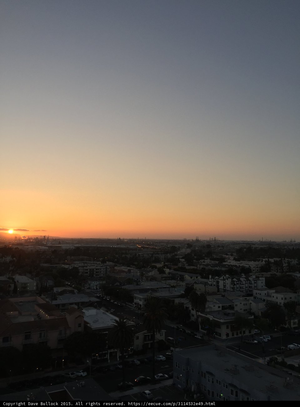 City Skyline at Sunset