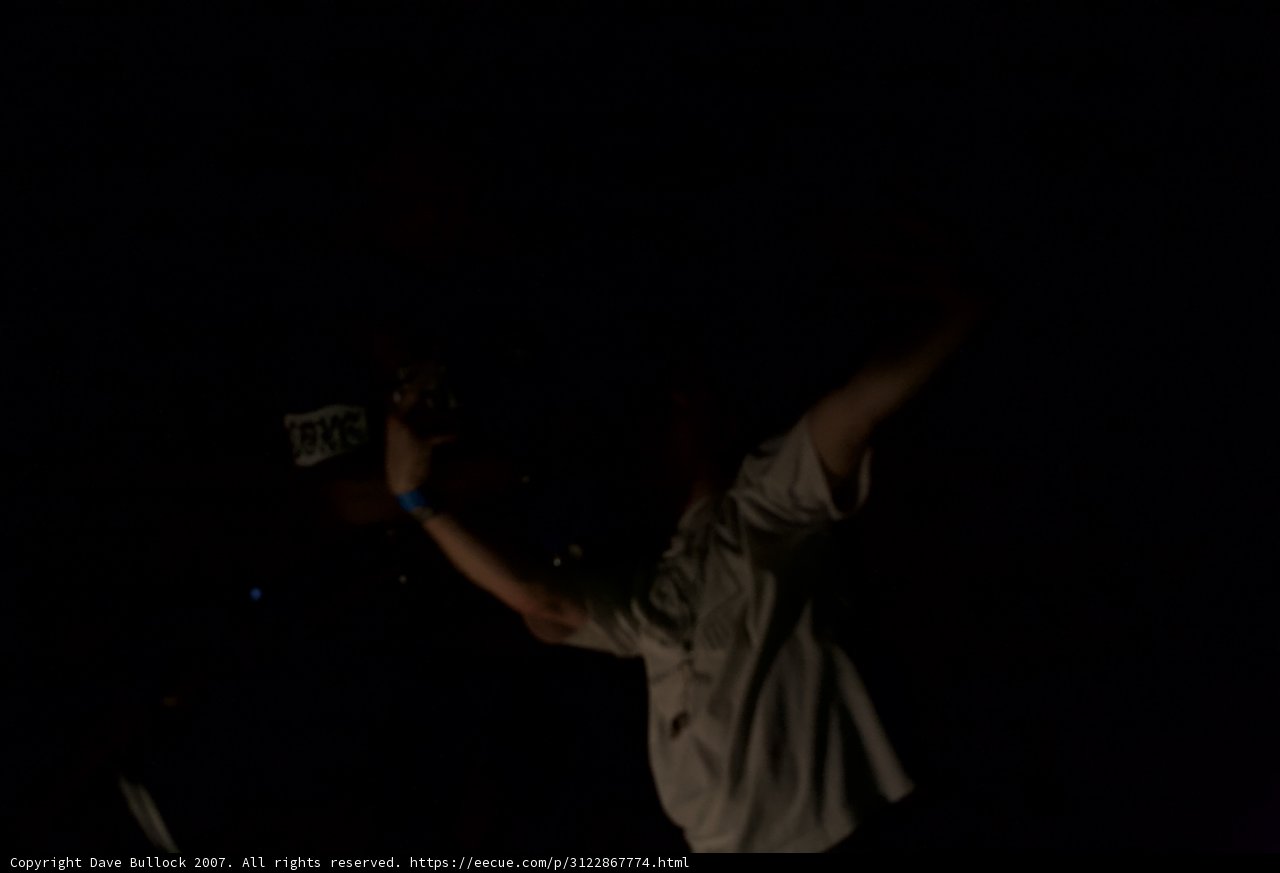 Hands Up in the Night Sky