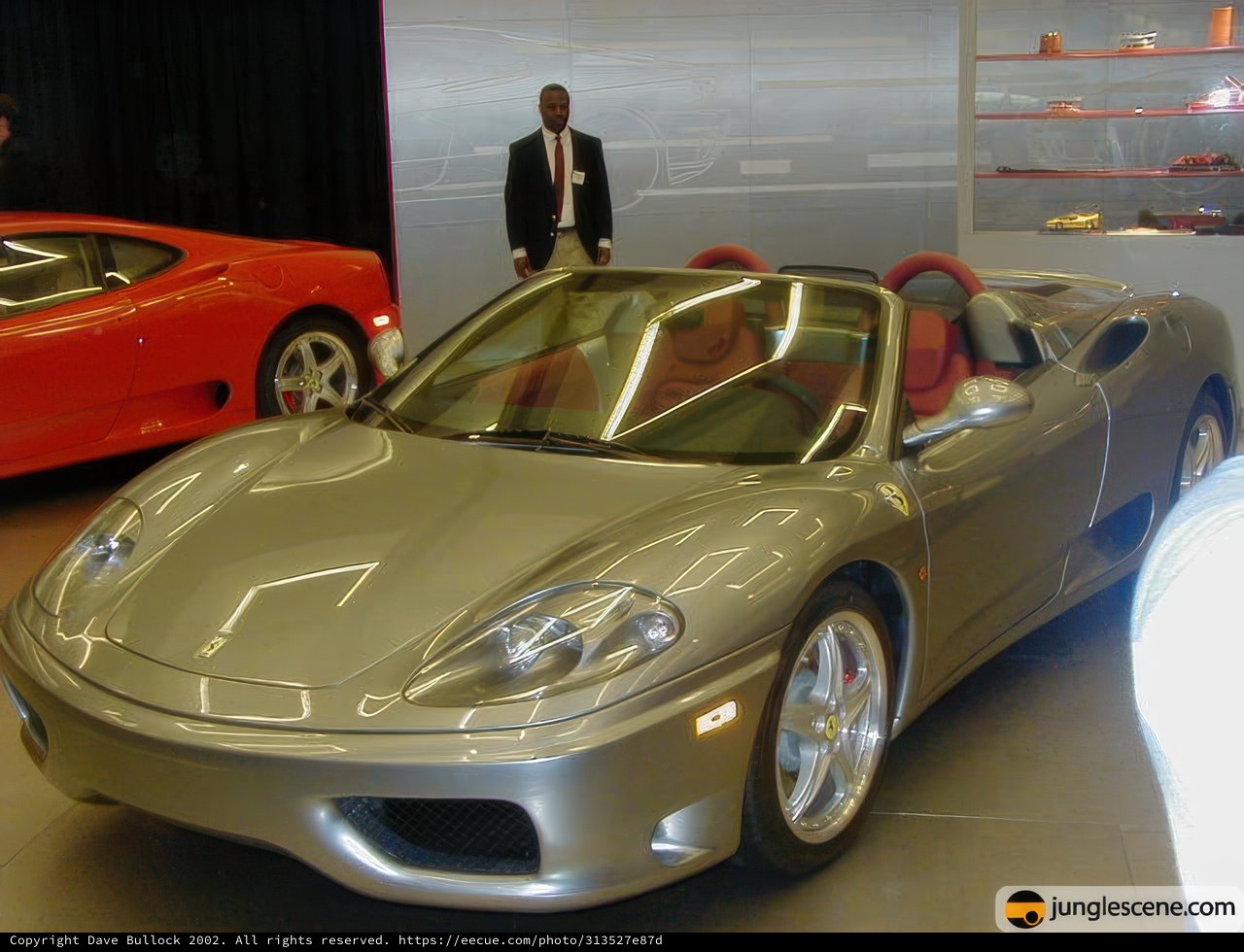 The Silver Speedster on Display