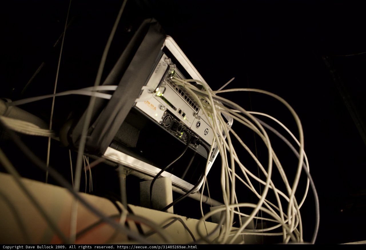Wiring Connected to a Computer Monitor