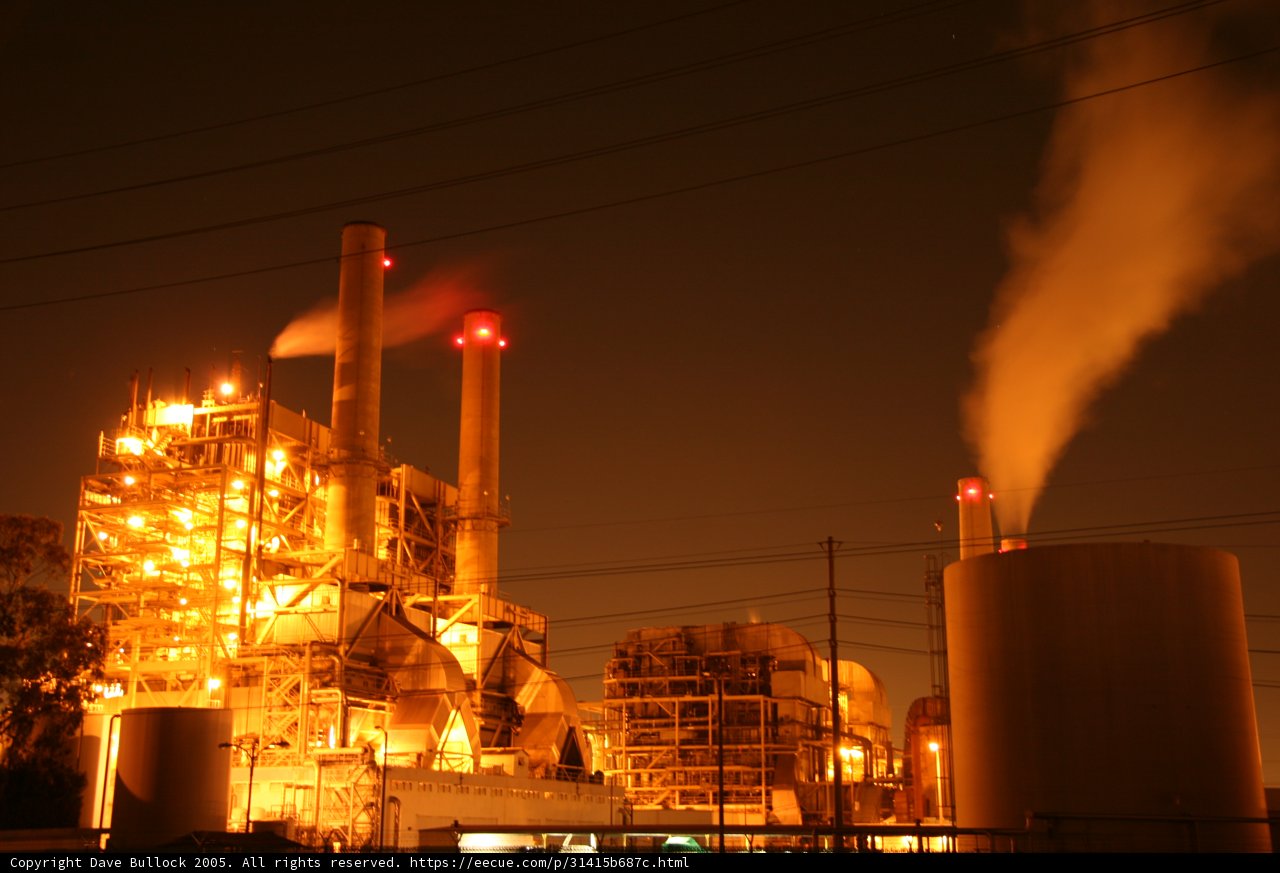 Industrial Night Scene