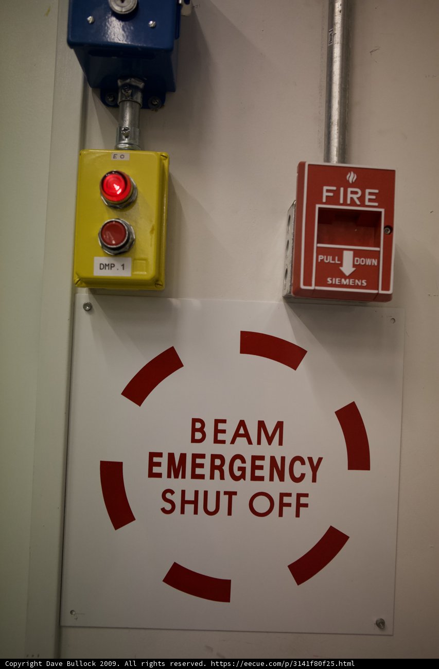 Beam Emergency Shut Off Sign