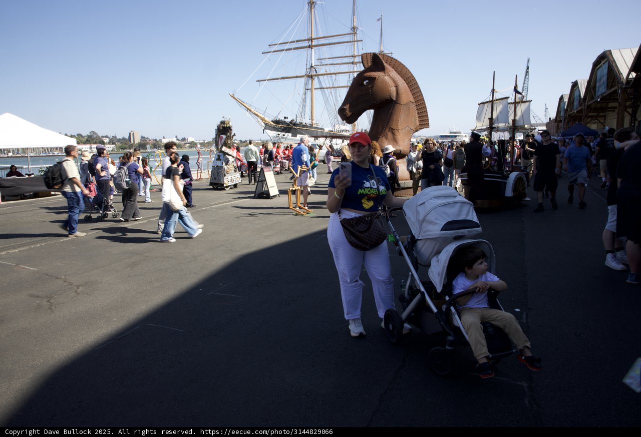 Bustling Waterfront at Maker Faire 2025