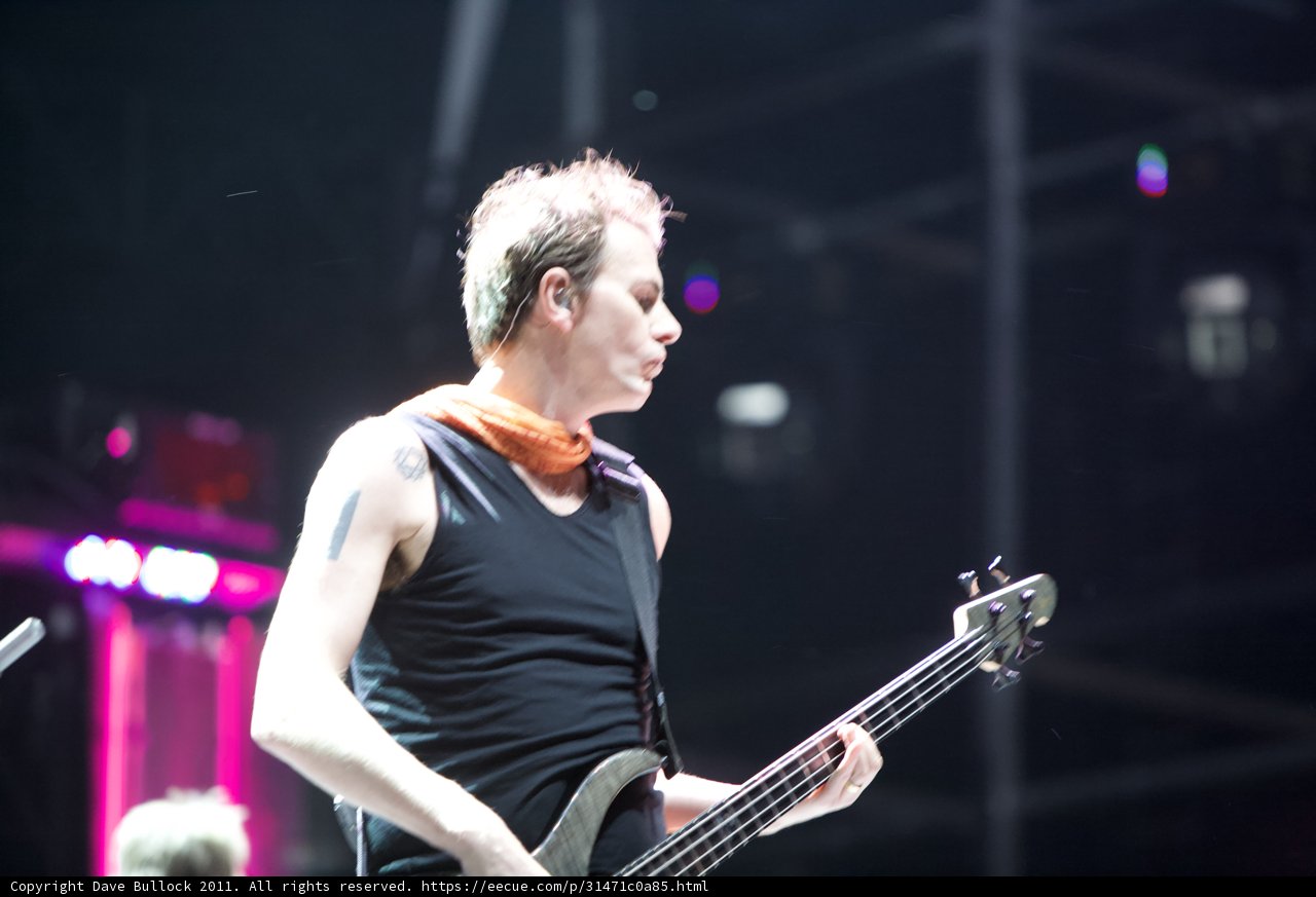 Bassist rocks the stage at Coachella 2011