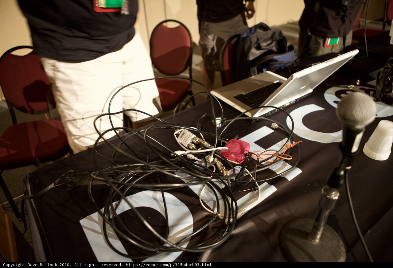 Tech Setup at Defcon 18