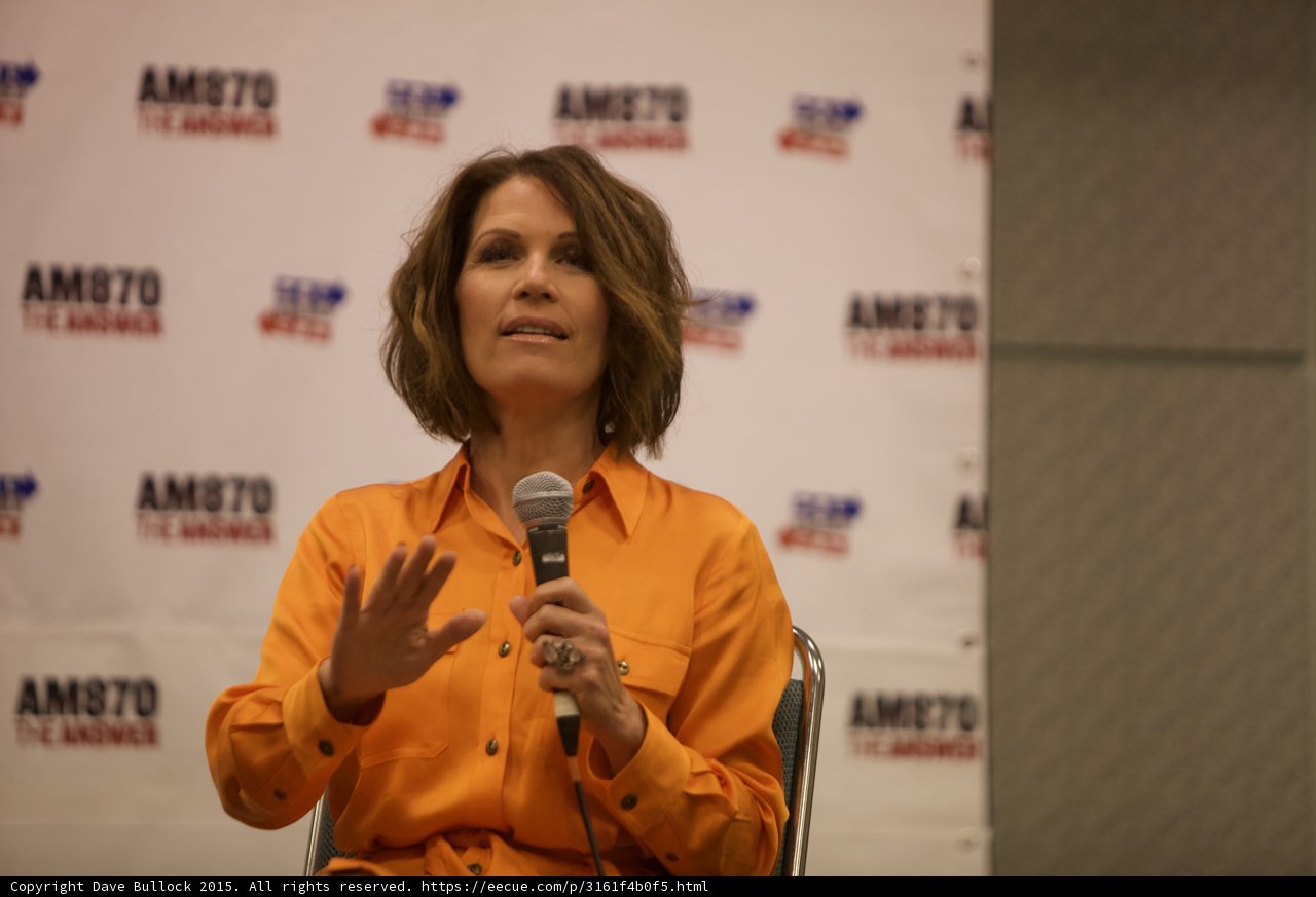 Michele Bachmann Addresses the Crowd