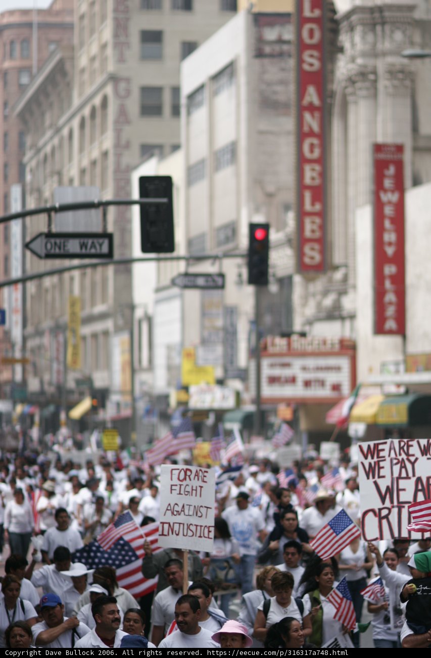 Protest March in Metropolis