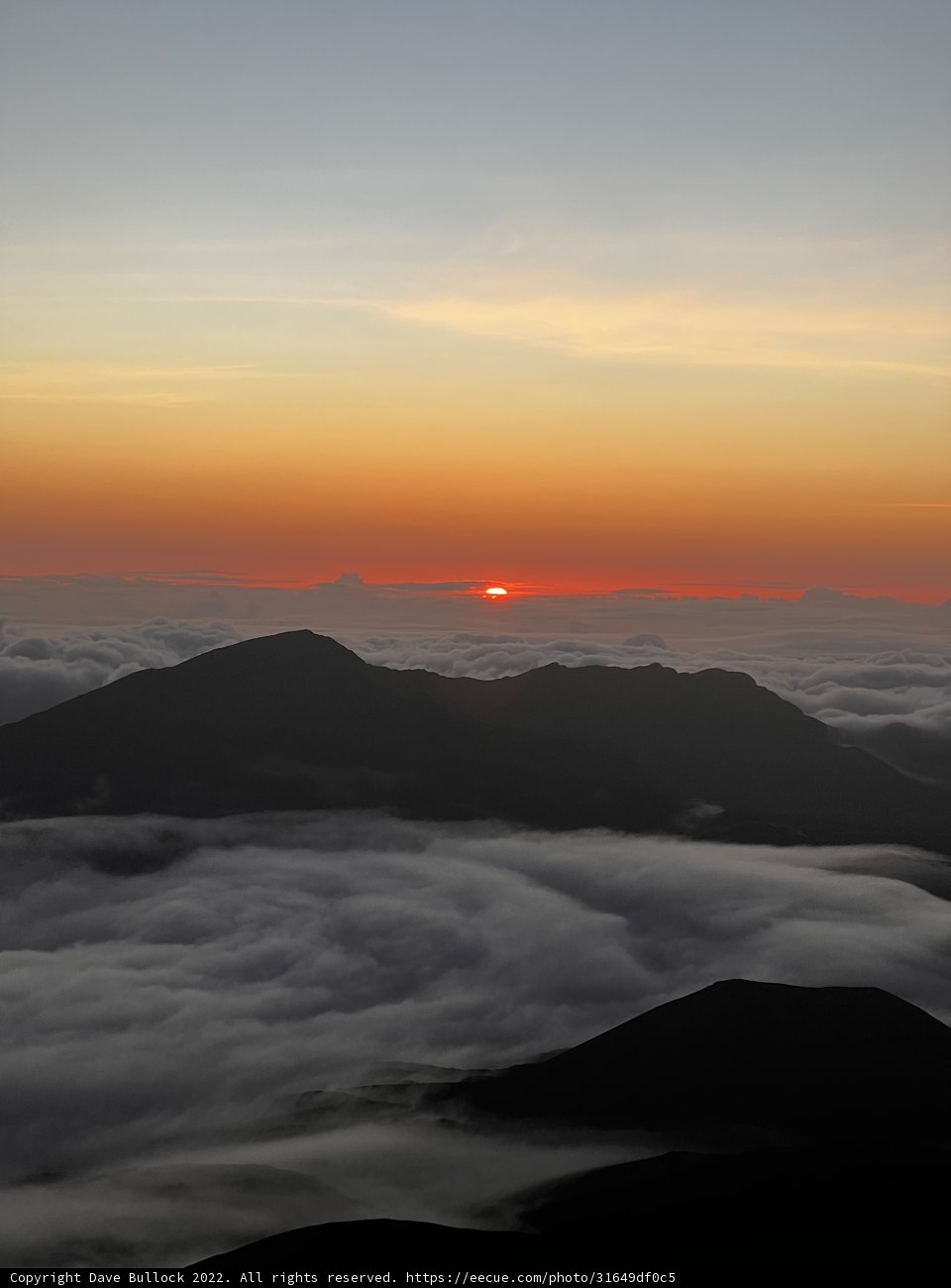 Sunrise over the Clouds