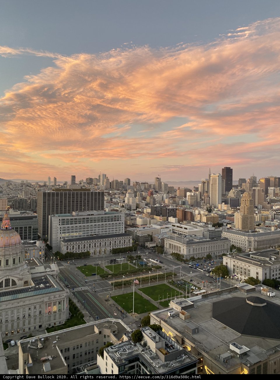 Golden Hour over the San Francisco Skyline