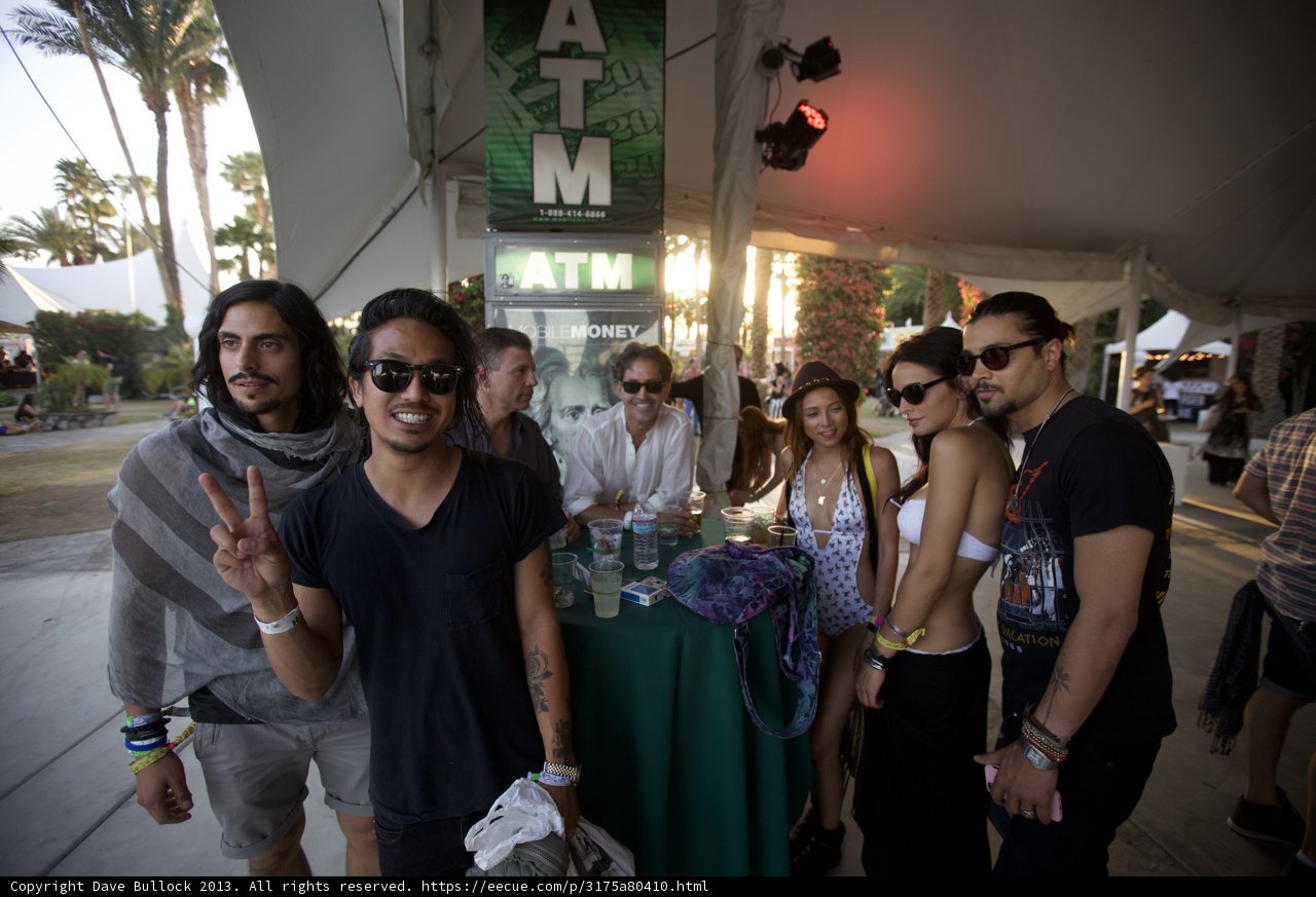 Group Poses for Coachella Photo