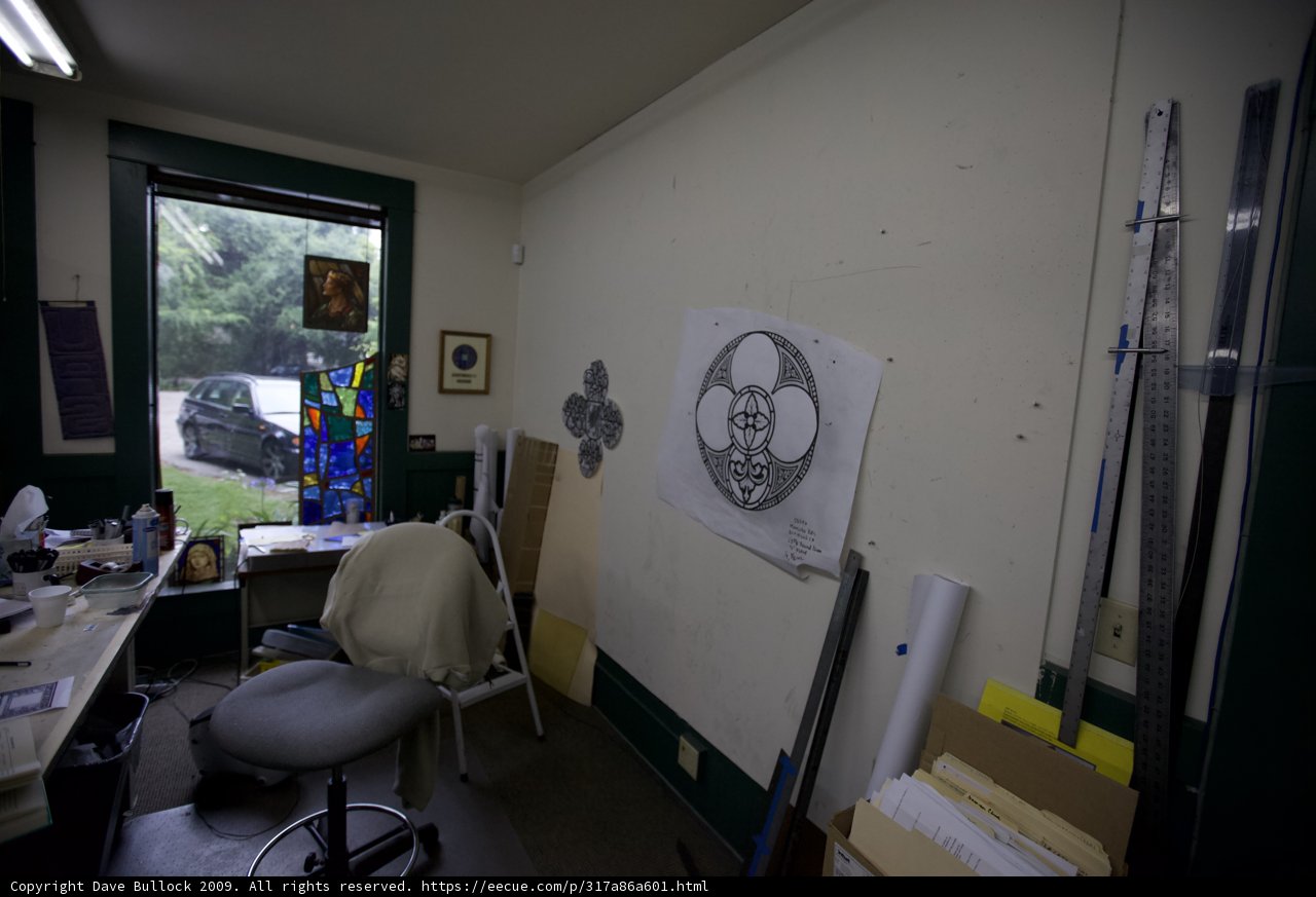 Minimalist Living Room Workspace