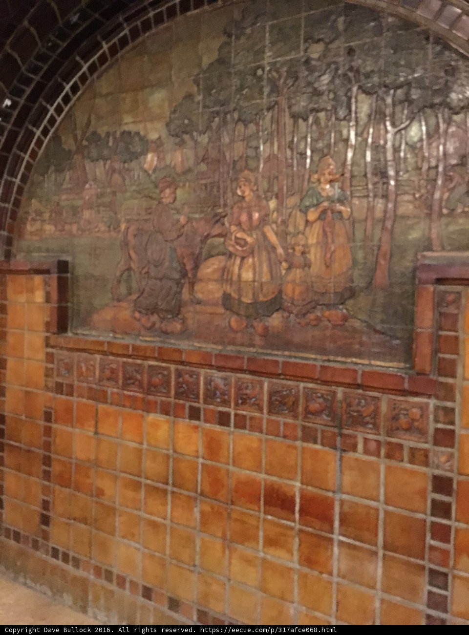 Subway Station Tile Mural