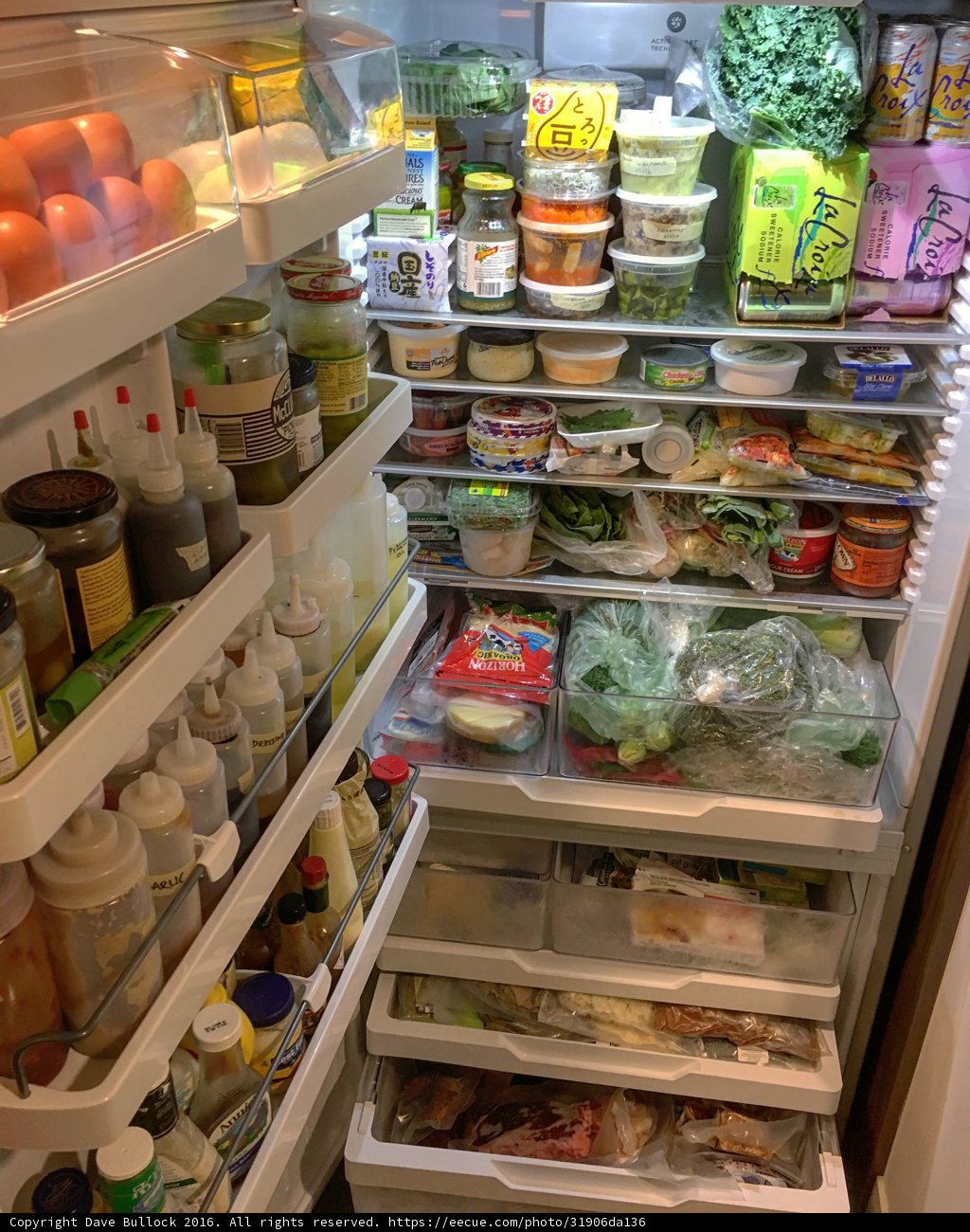 Fully Stocked Fridge at The Broad