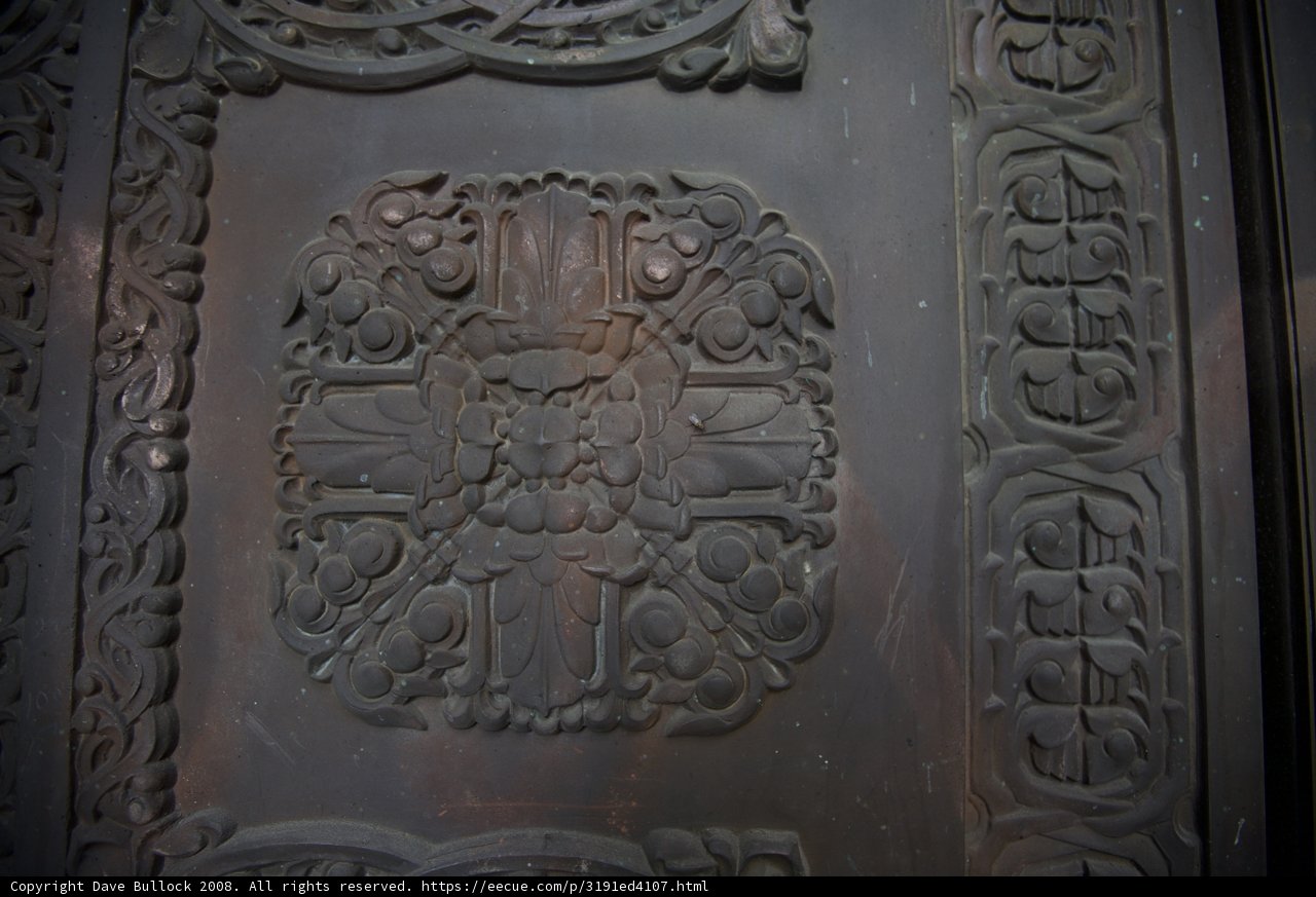 The Ornate Door of a Monastery