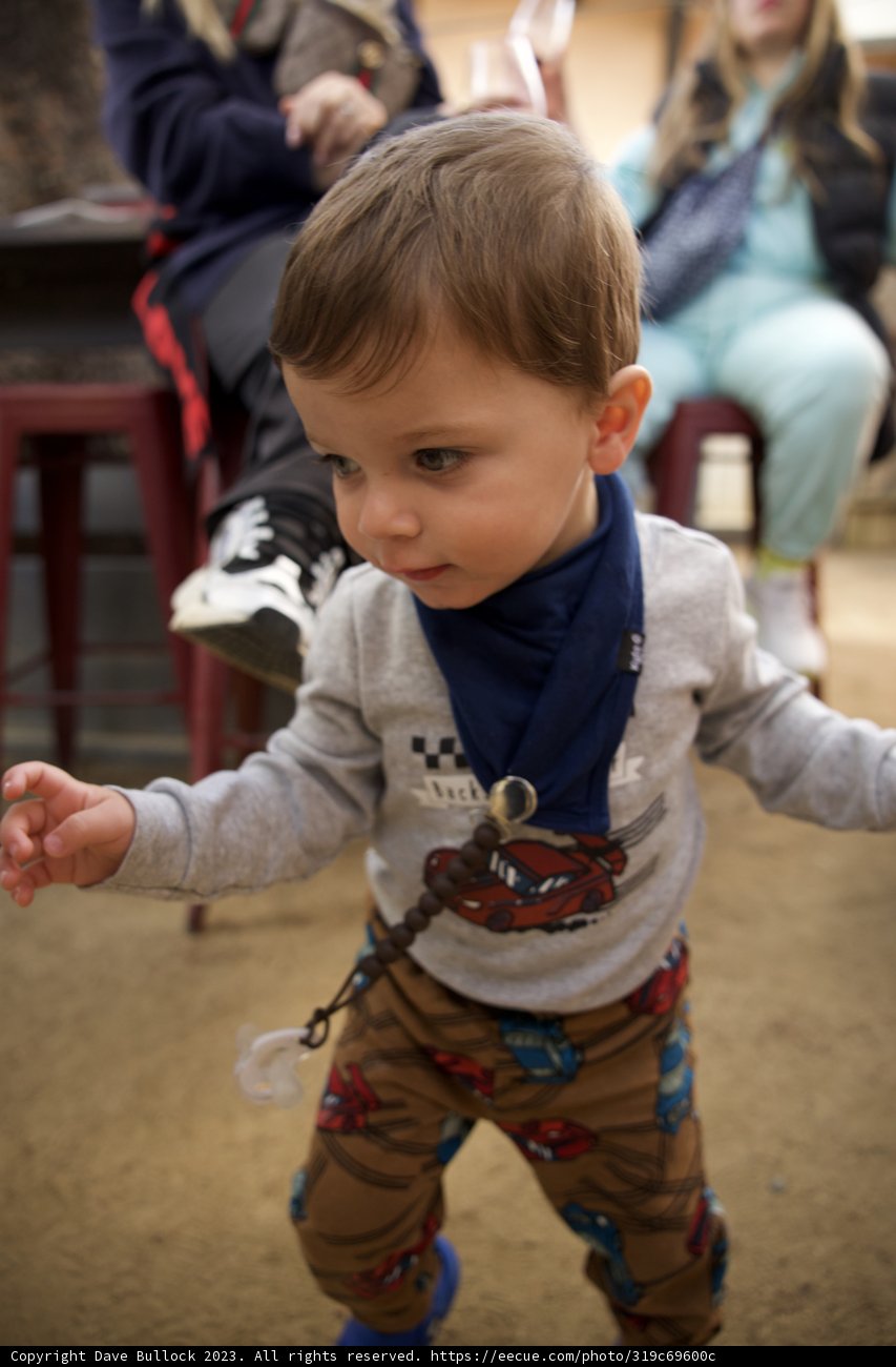 Wesley's Playtime in Stripes