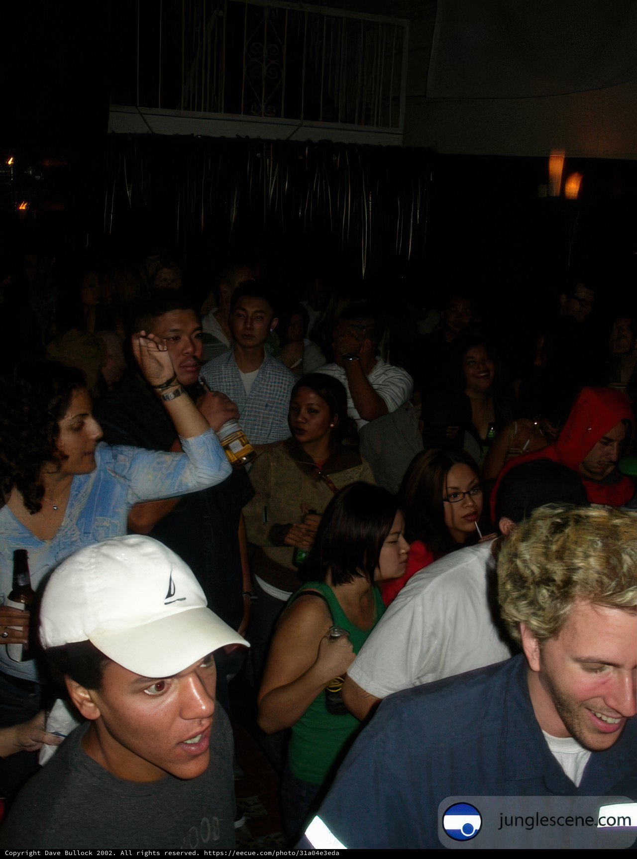 Nightclub Crowd Rocks Baseball Caps