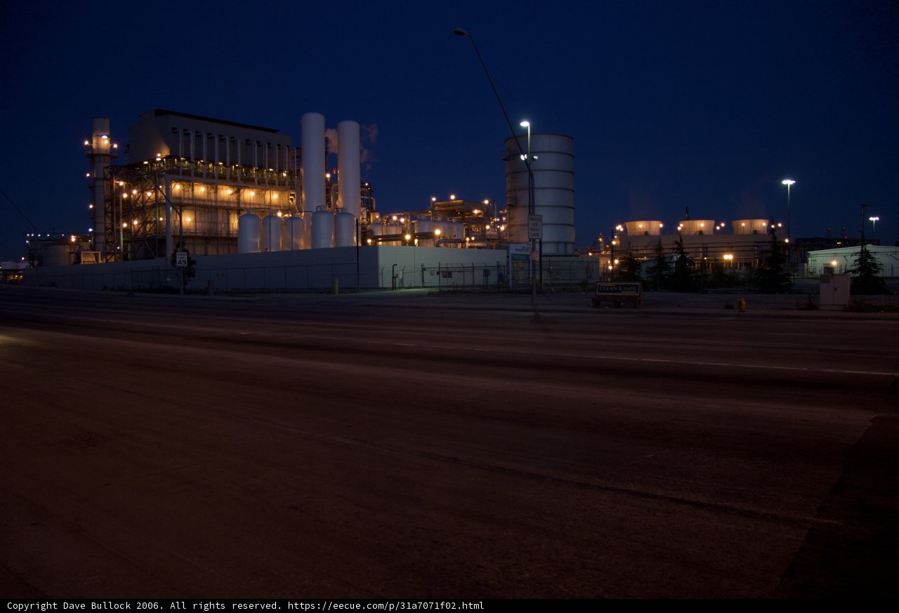 Glowing Urban Factory