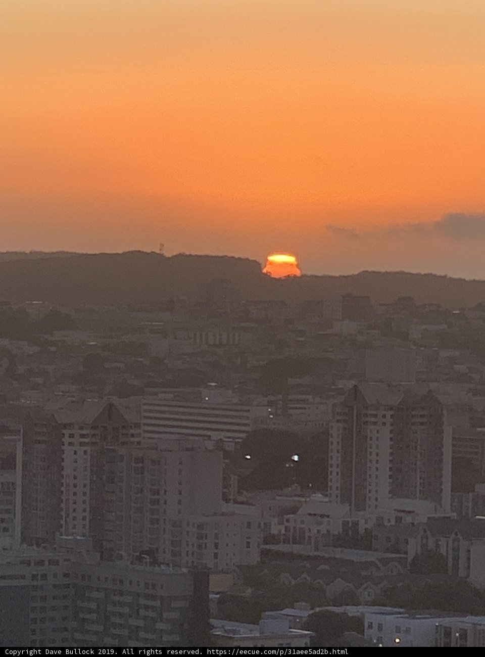 Cape Town's Glowing Farewell