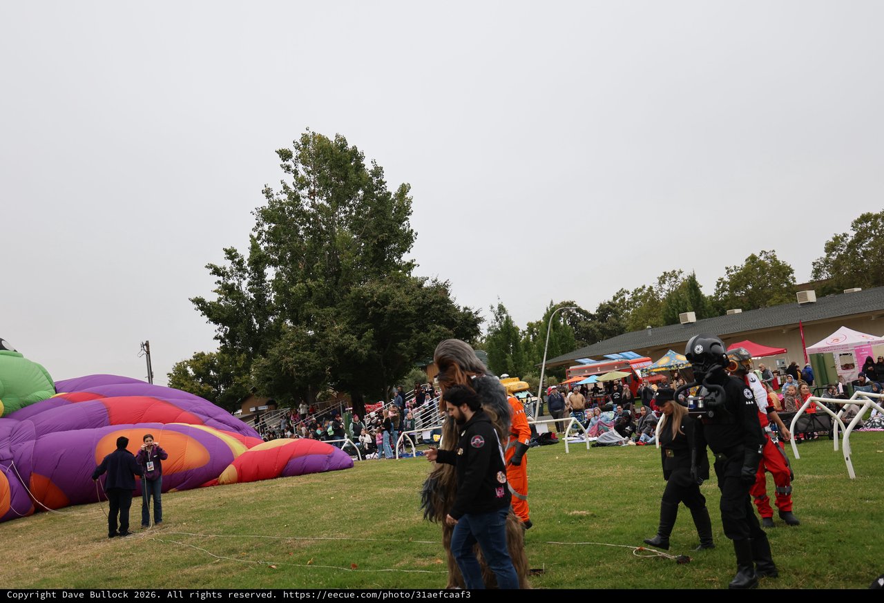 Star Wars Cosplayers at Hot Air Balloon Festival