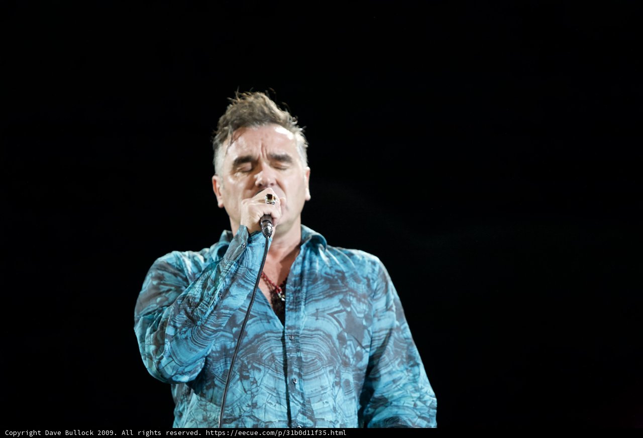 Morrissey Rocks the Mic at Coachella 2009
