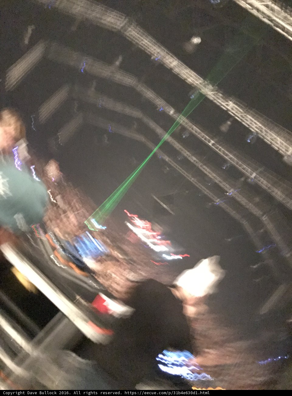 Blurry Nightclub Crowd in San Bernardino