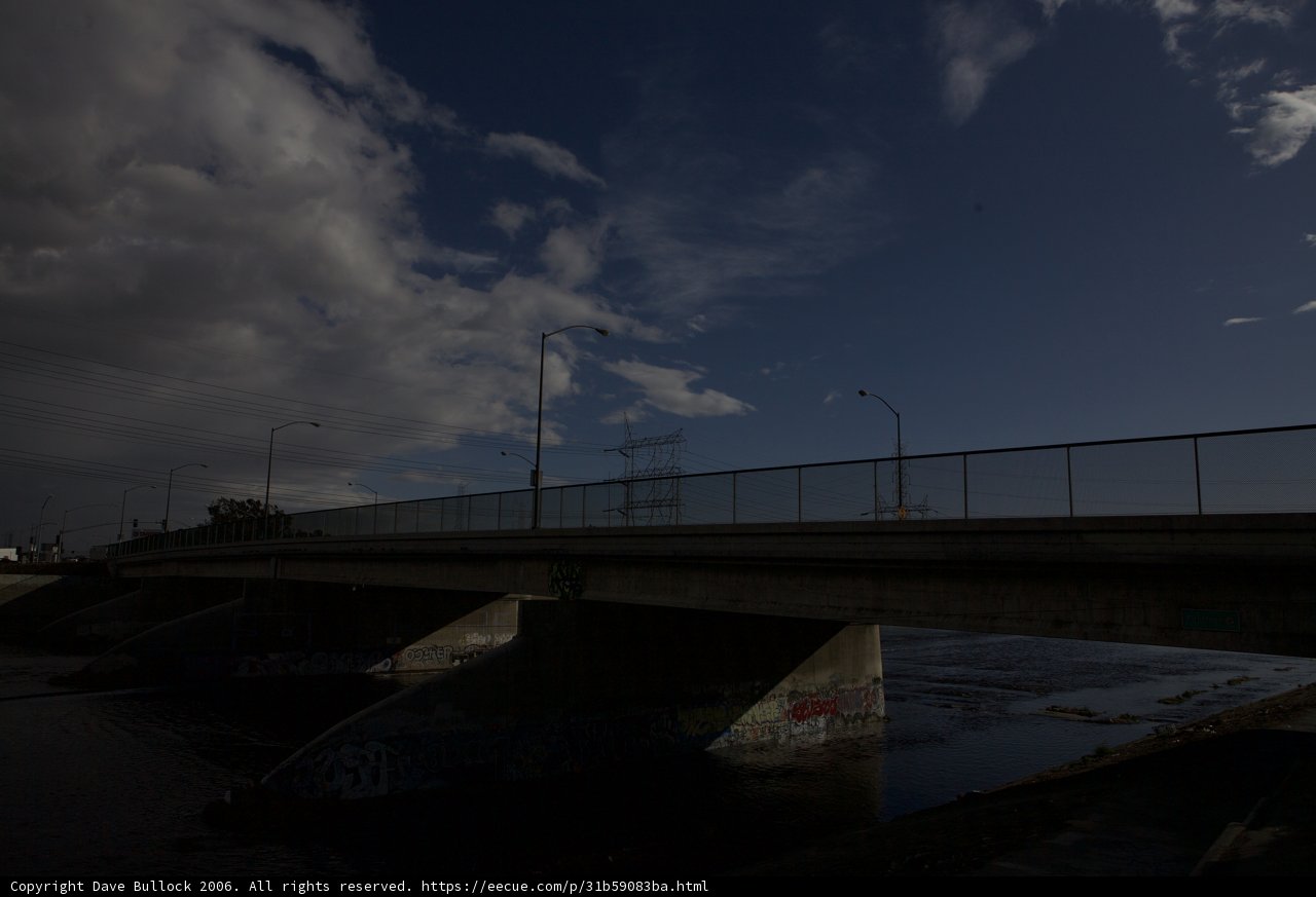 Overpass Over the Cloudy River