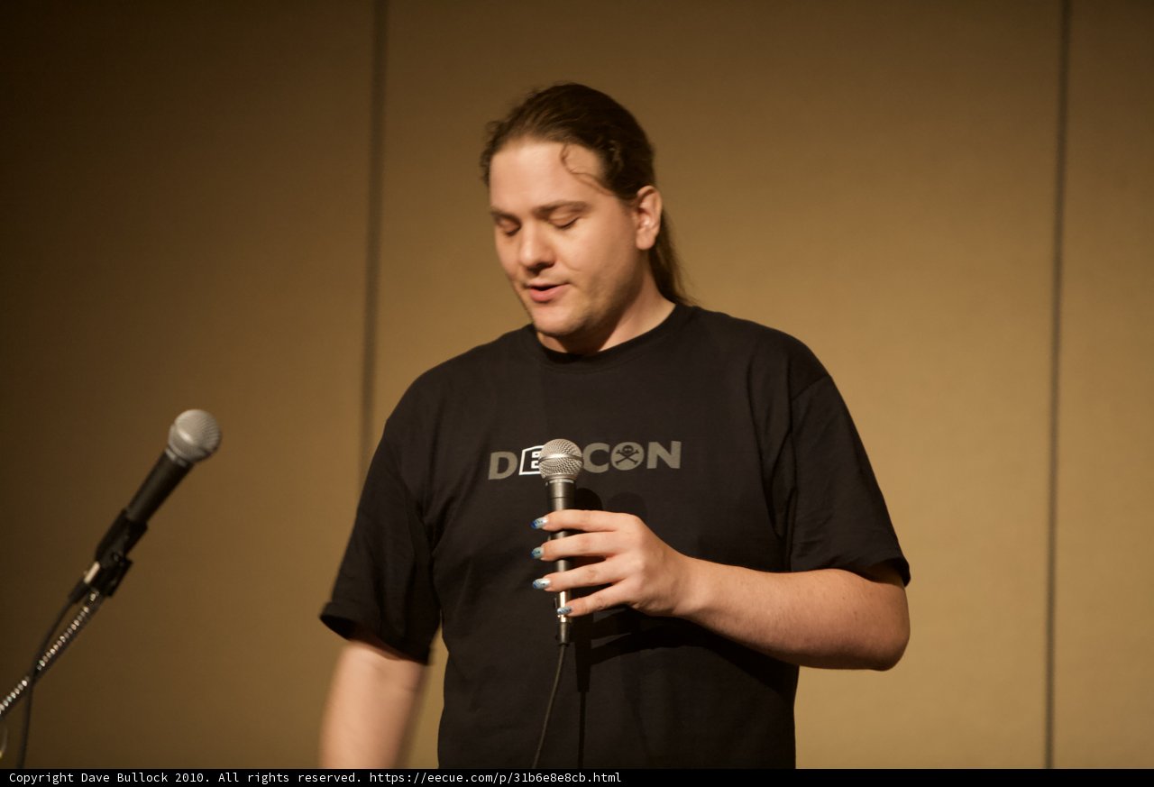Man with Long Hair Performing Live