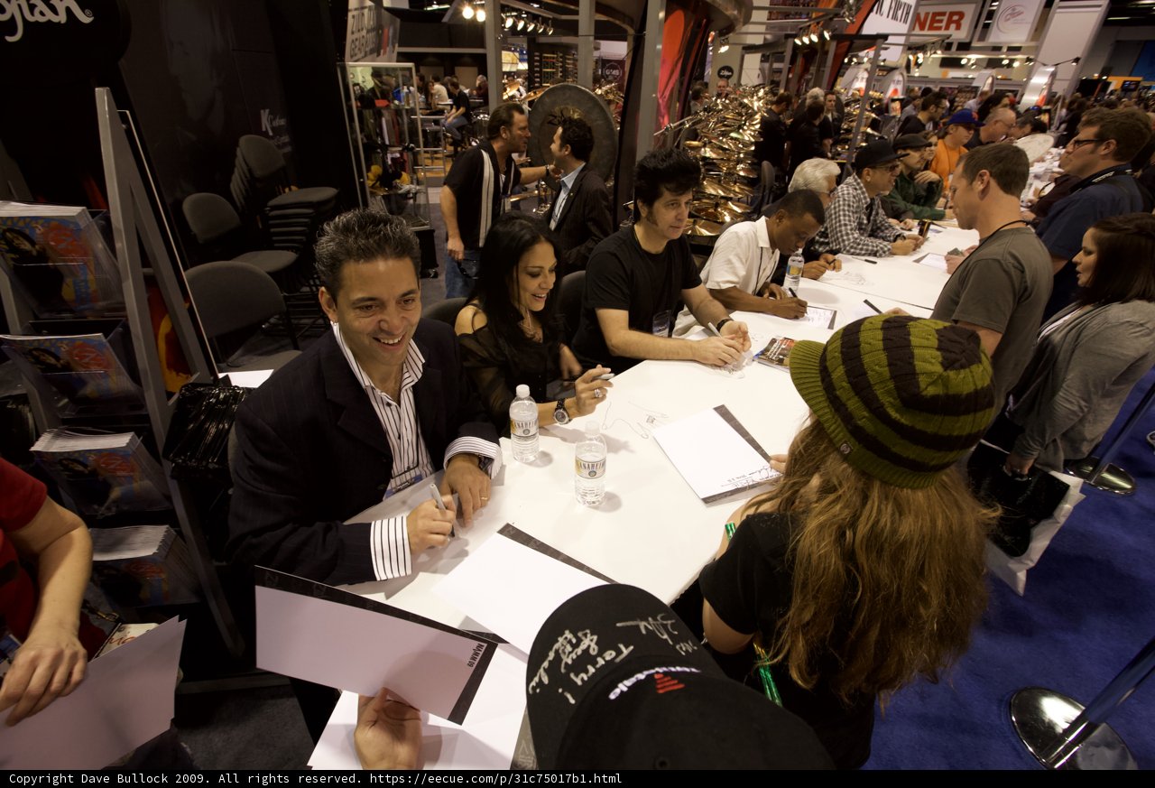 Signing Contracts at the NAMM Convention