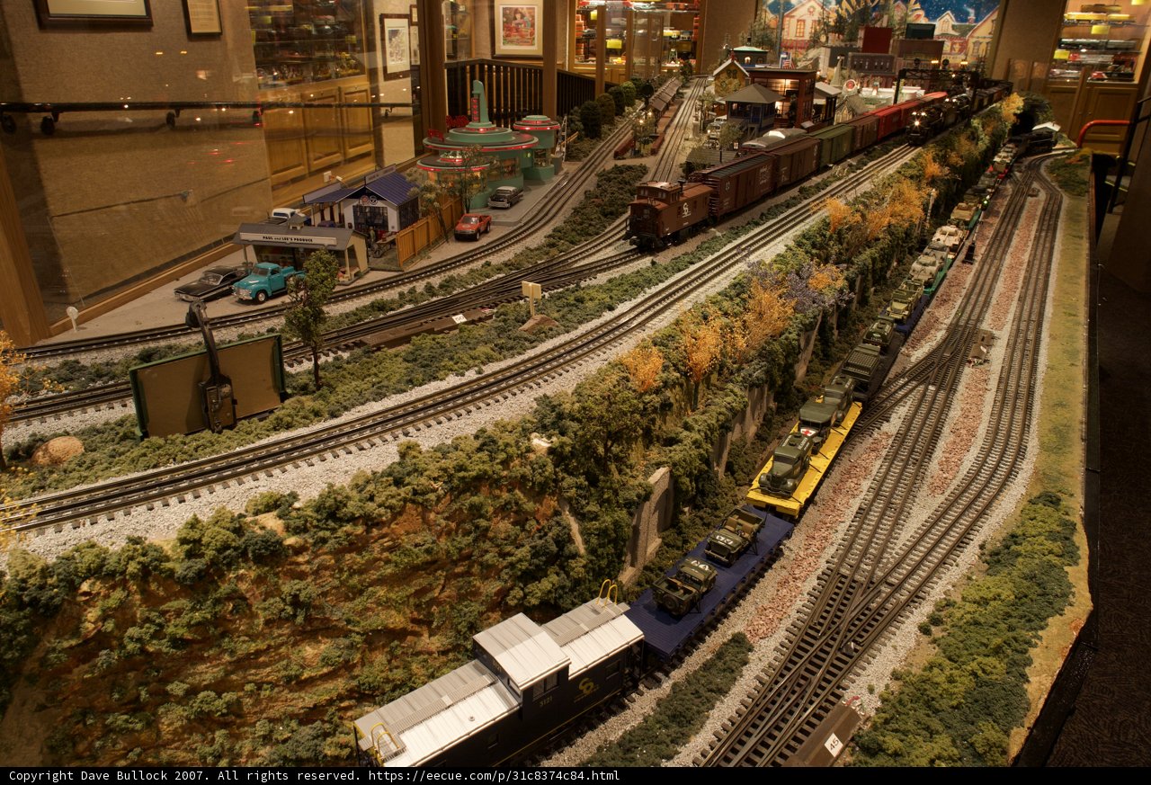 The Majestic Train Set on Display