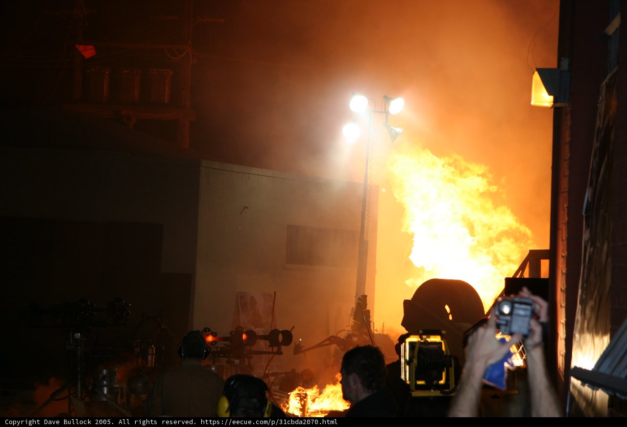 Nighttime Blaze