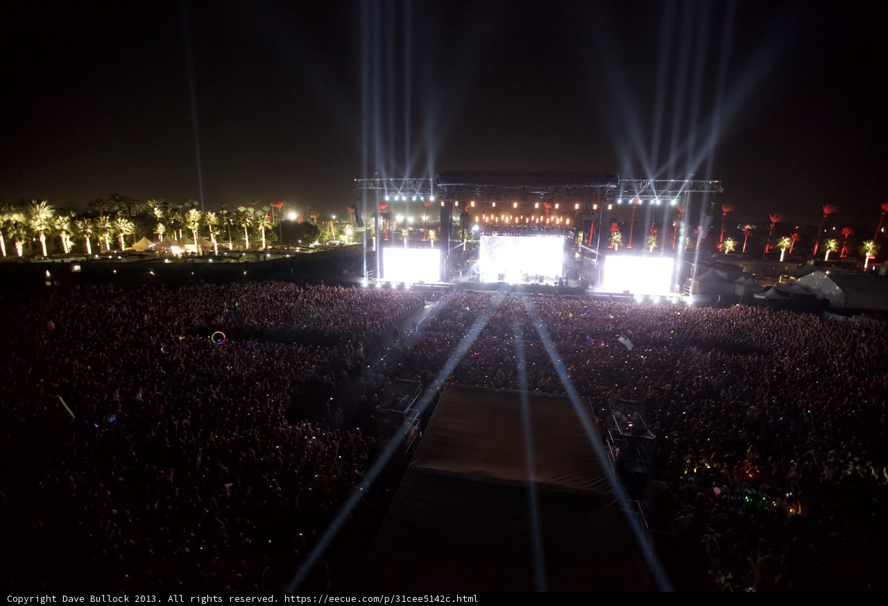 Lights and Crowd Vibes at Coachella