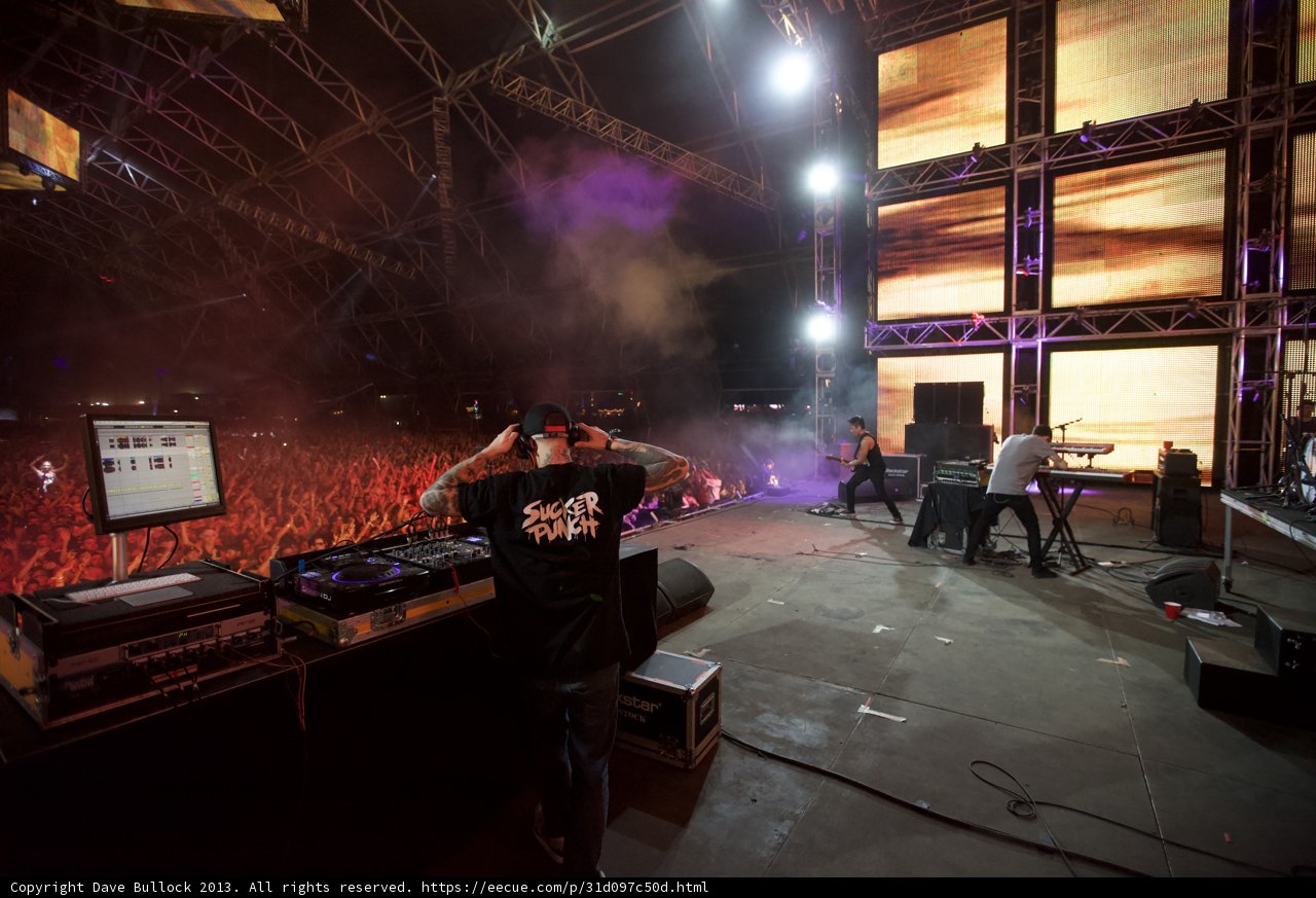 DJ Lights Up the Crowd at Coachella Concert
