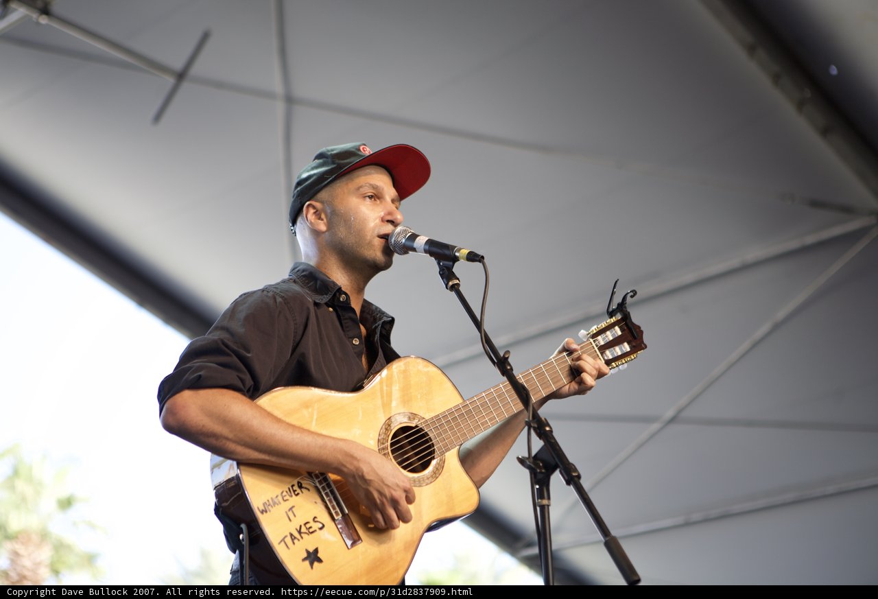 Tom Morello: Strumming and Singing at Coachella
