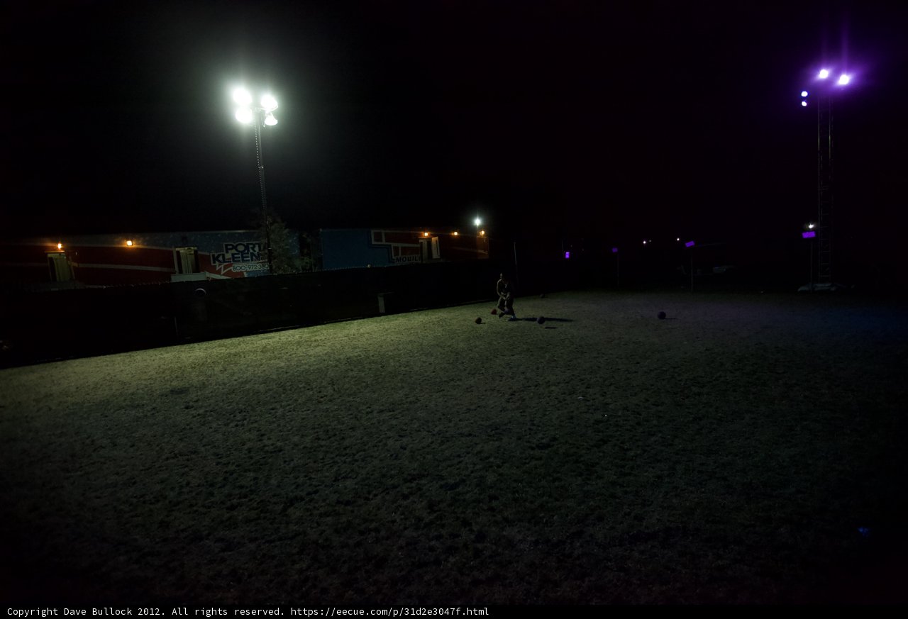 Night Game on the Field