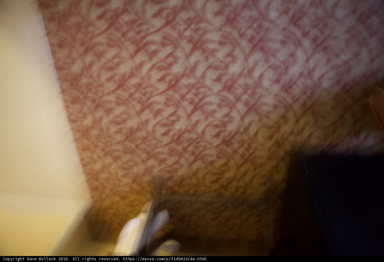 Blurry Wallpapering in a Textured Room