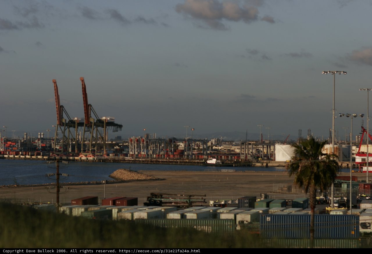 A Glimpse of LA's Bustling Port