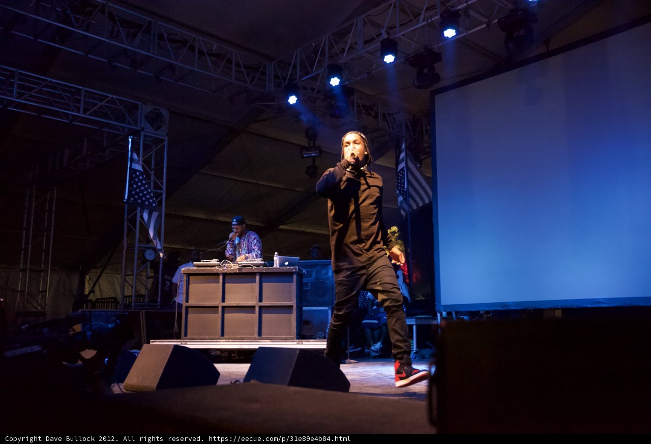 A$AP Rocky rocks the stage at Coachella 2012
