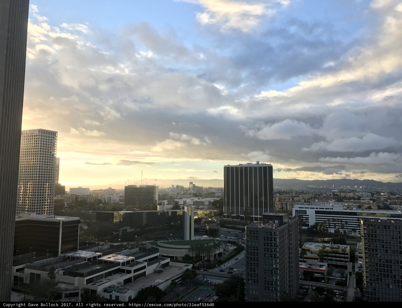 Sunset Skyline of Los Angeles
