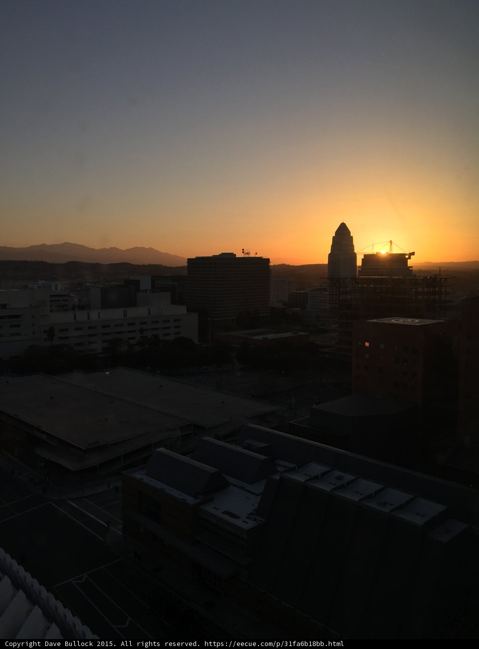 LA City Hall at Sunrise
