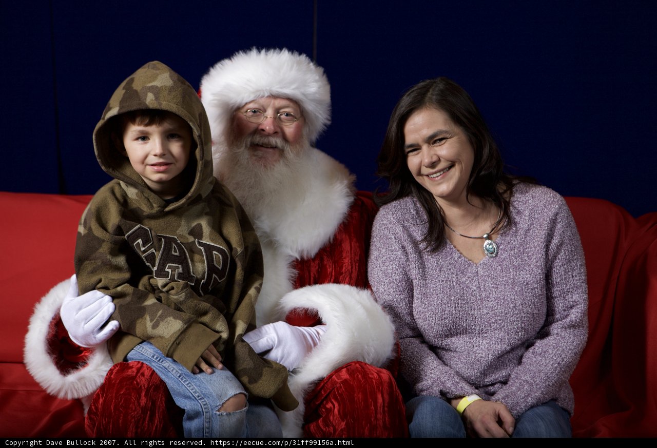 A Festive Moment with Santa Claus
