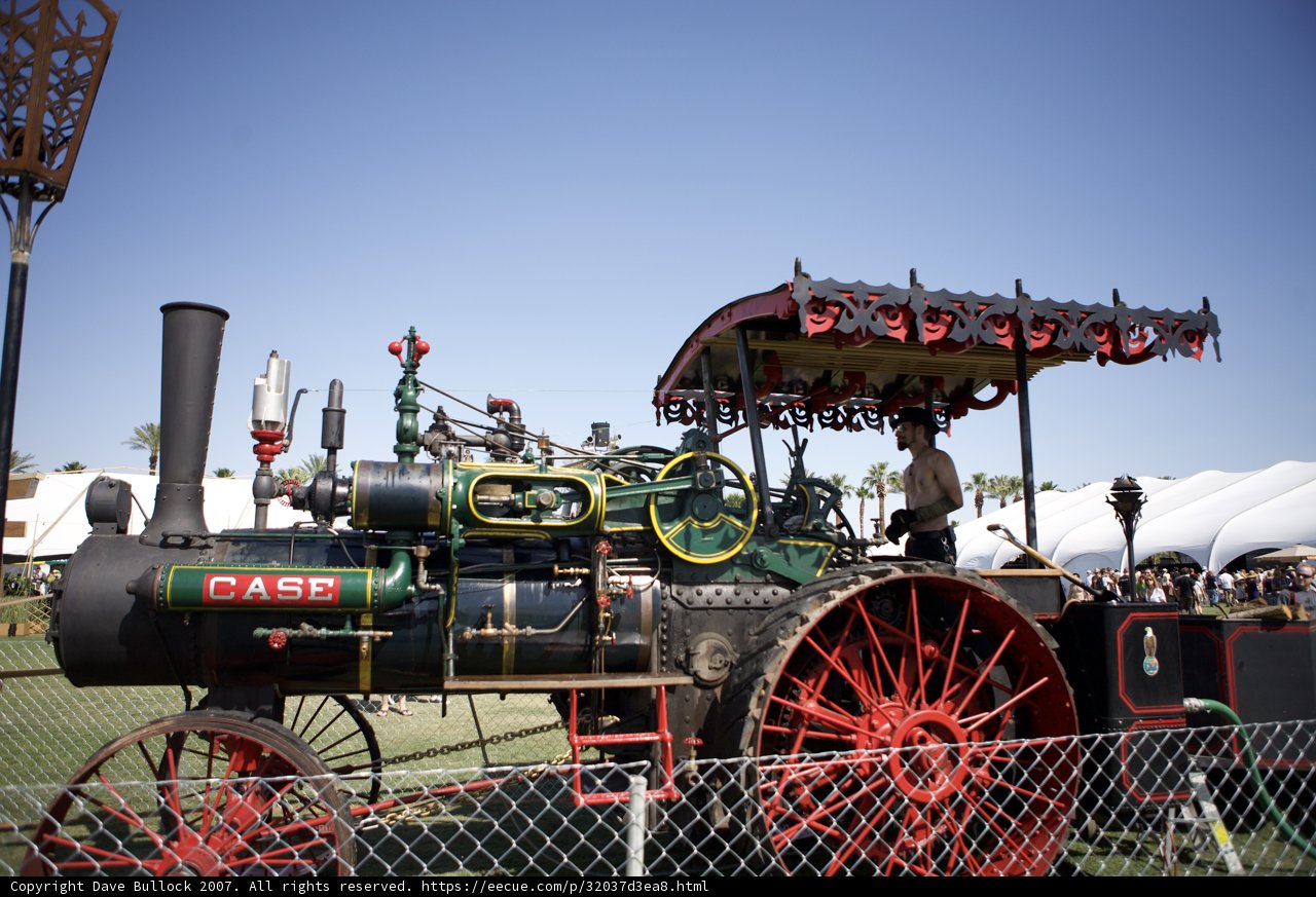 Vintage Steam Engine at The Carnival